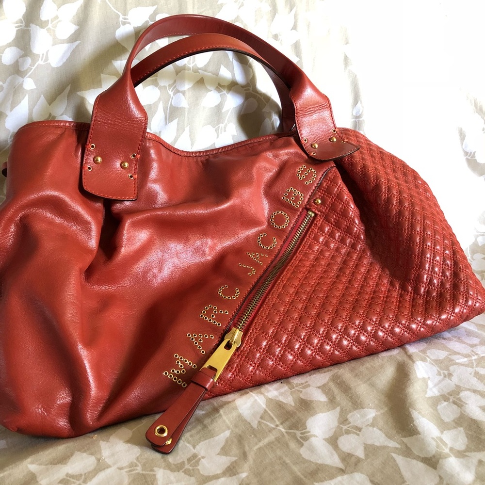 Red Leather Marc Jacobs “Irina” Satchel